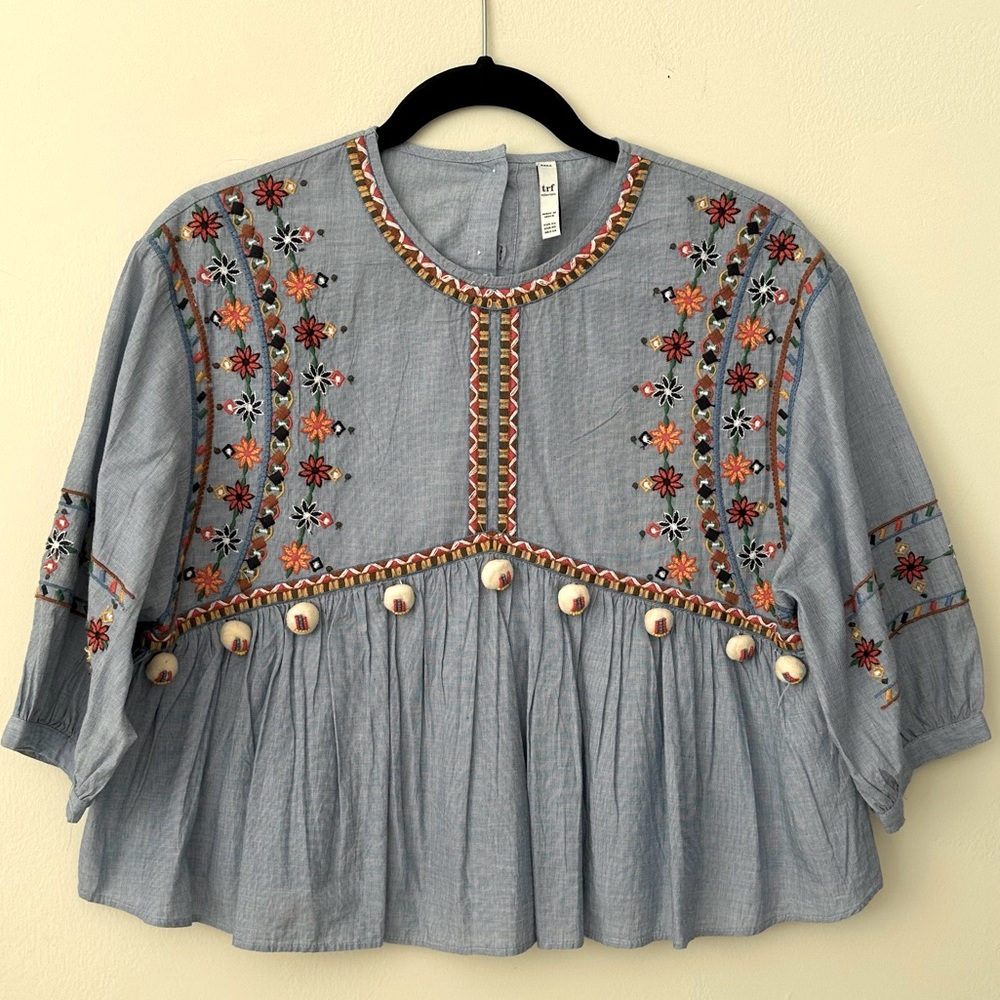 Zara trf blouse women size xs